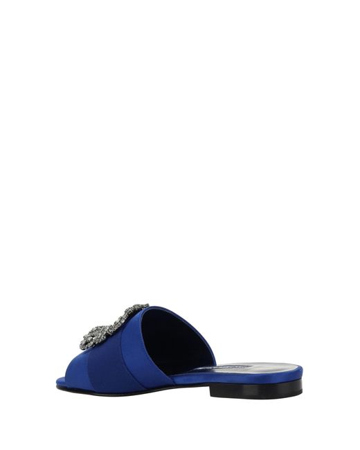 Manolo Blahnik Blue Sandals