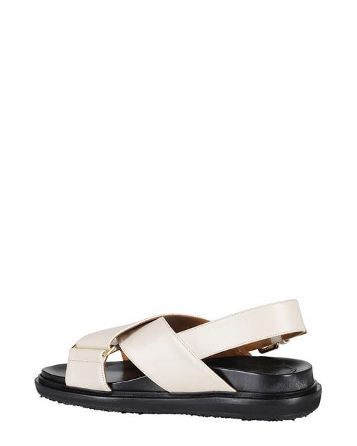 Marni Black Fussbet Sandal