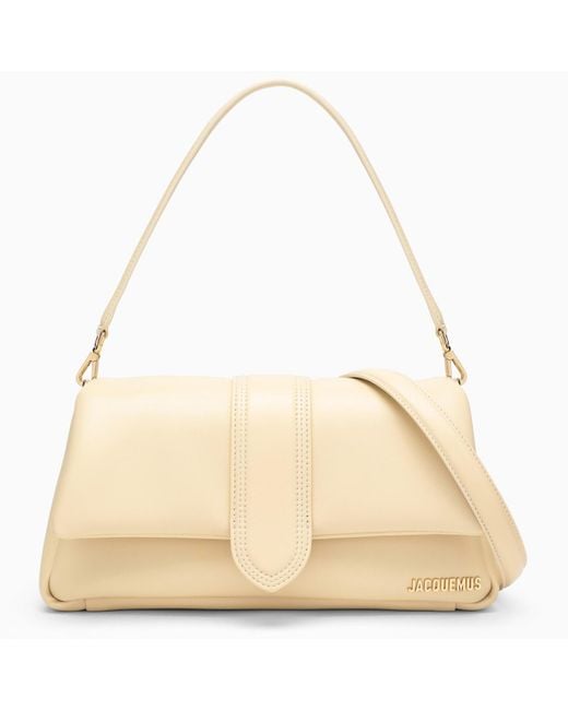 Jacquemus Le Bambimou Ivory Leather Bag in Natural | Lyst