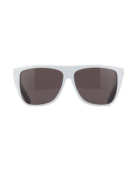 Saint Laurent Gray Frame And Lens Sunglasses
