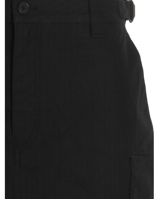 Wardrobe NYC Black Cargo Midi Skirt