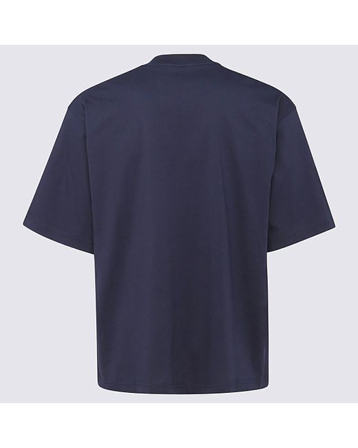 Marni Blue Dark And Cotton T-Shirt for men