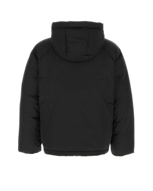 KENZO Black Polyester Down Jacket for men