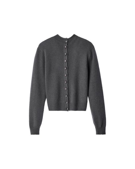 Lemaire Gray Reversible Buttoned Sweater