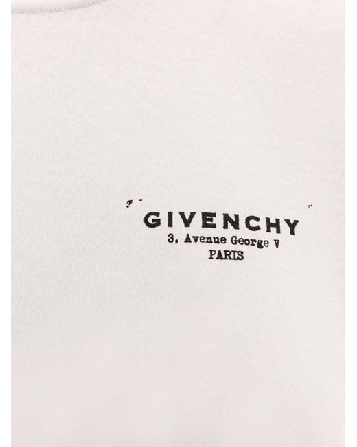 Givenchy White T-Shirts And Polos