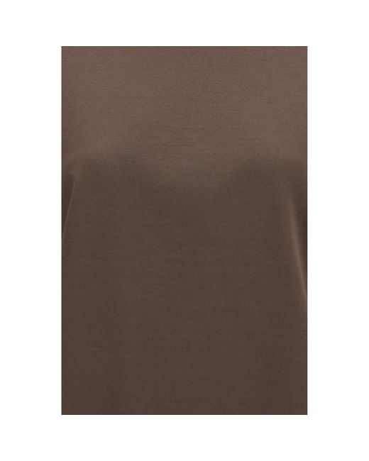 Brunello Cucinelli Brown Cotton T