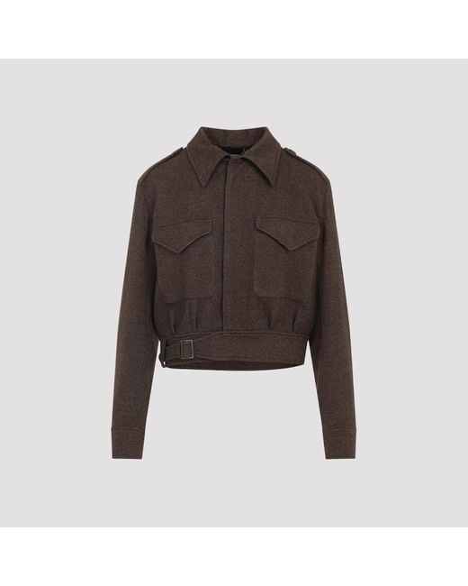 Ralph Lauren Brown Maddison Bomber Jacket