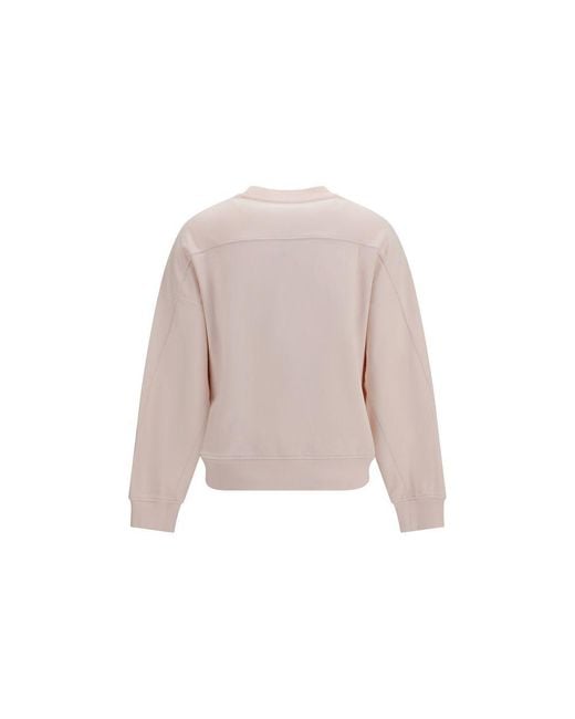 Maison Kitsuné Pink Multicolor Cotton Sweatshirt