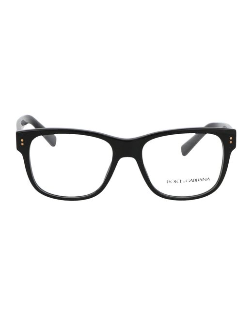Dolce & Gabbana Brown Acetate Optical Glasses for men
