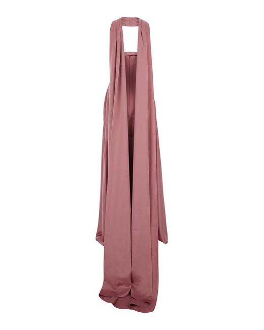Solace London Purple Dress Mae Polyester