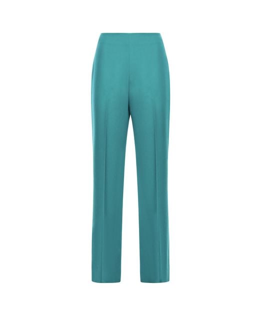 Fendi Blue Rtw Virgin Wool