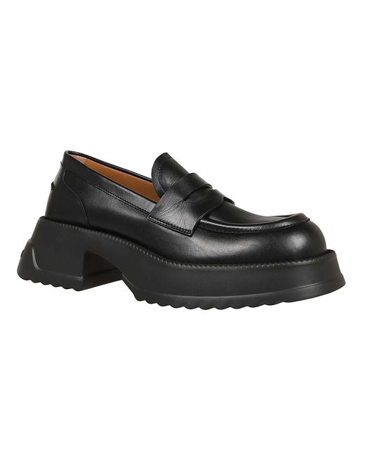 Marni Black Moccasin Shoe