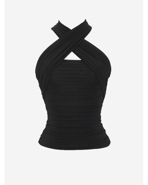 Saint Laurent Black Top American Jersey