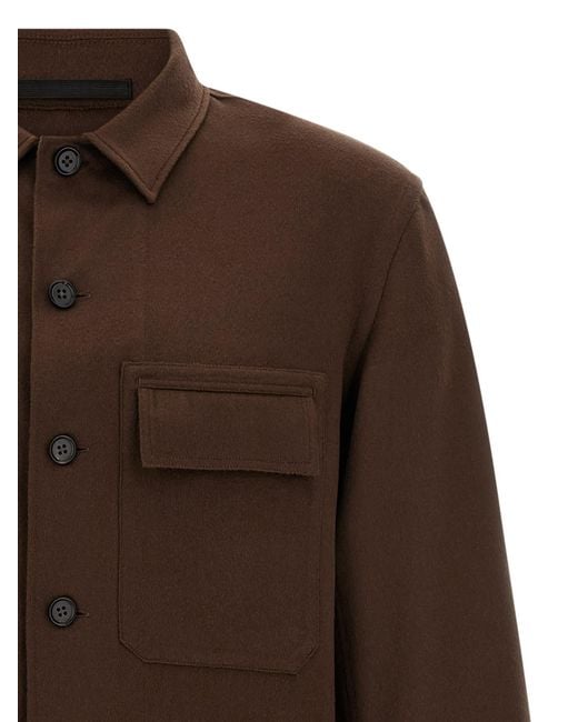 Zegna Brown 'Alba' Shirt for men