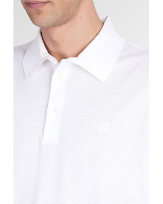 Givenchy White Polo for men