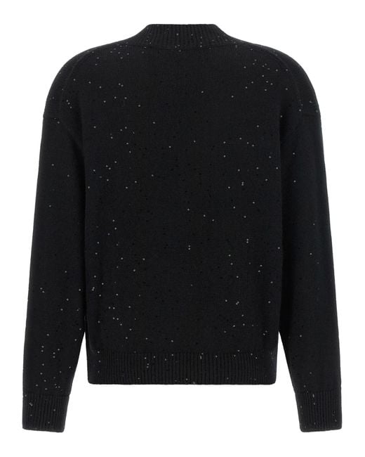 Brunello Cucinelli Black Cashmere Cardigan Clothing