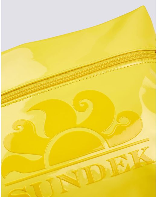Sundek Yellow Pochette Con Stampa