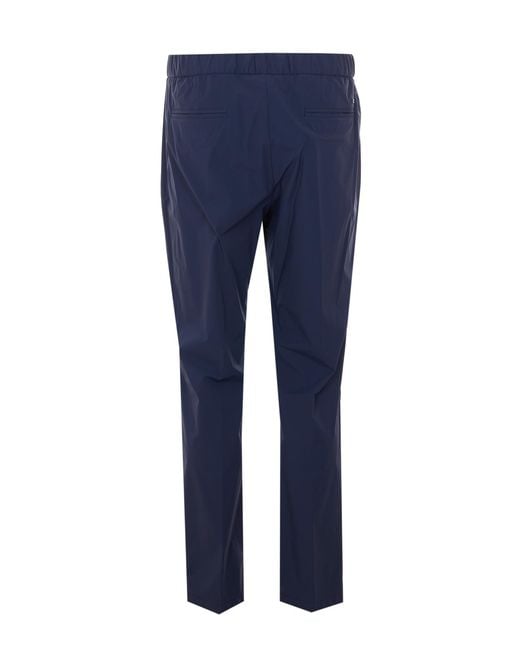 Herno Blue Trousers Polyester for men