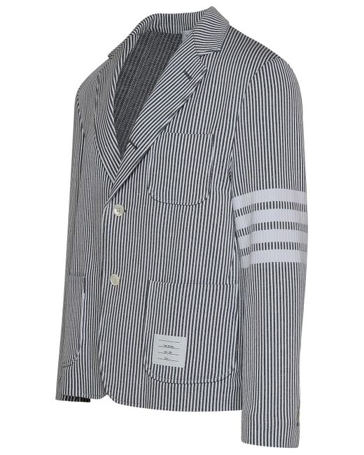 Thom Browne Gray Cotton Shirt for men