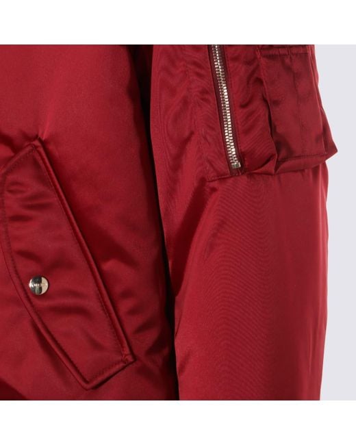 Gucci Red Rosso Ancora Bomber for men