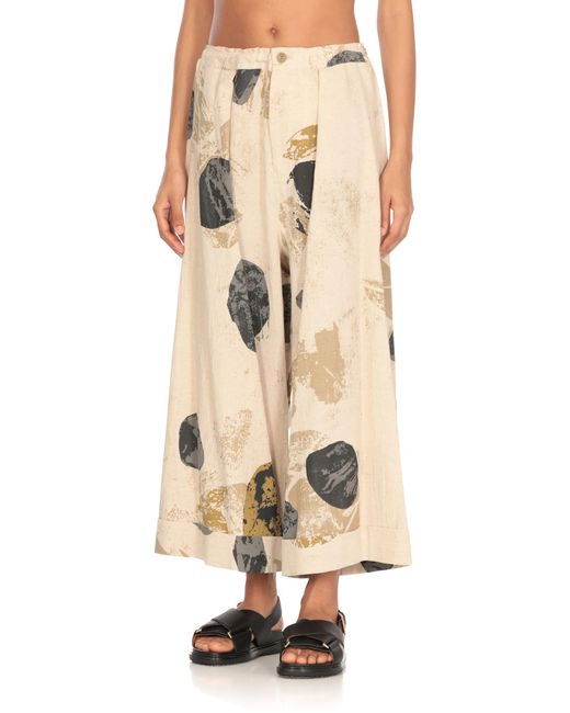 Y's Yohji Yamamoto Natural Cotton And Linen Pants