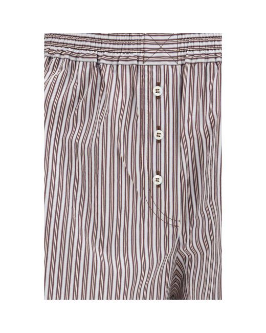 Brunello Cucinelli Gray Multicolor Cotton Bermuda Shorts