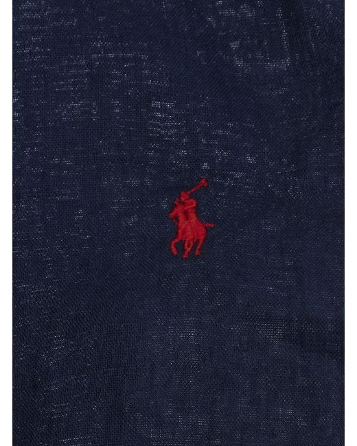 Polo Ralph Lauren Blue Shirt Shirts-Sport Linen for men