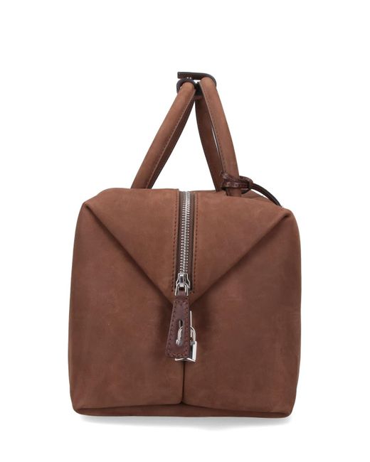 Max Mara Brown Suede Holdall Medium Bag