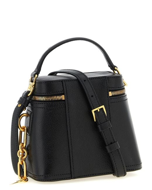Balmain Black Pulse Vanity Handbag