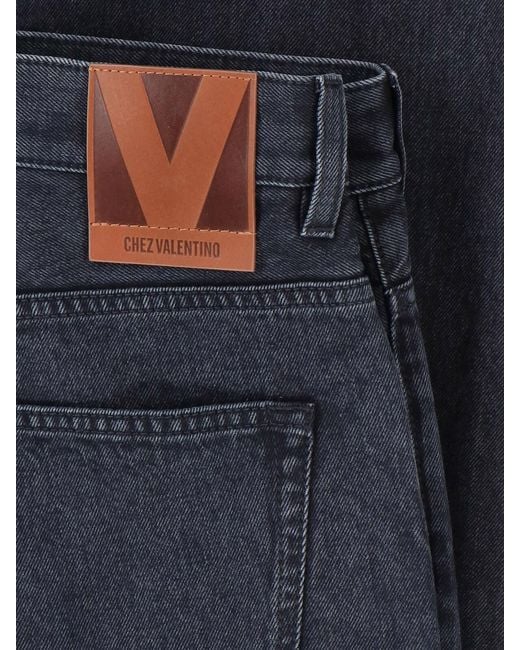 Valentino Blue Jeans Cotton for men