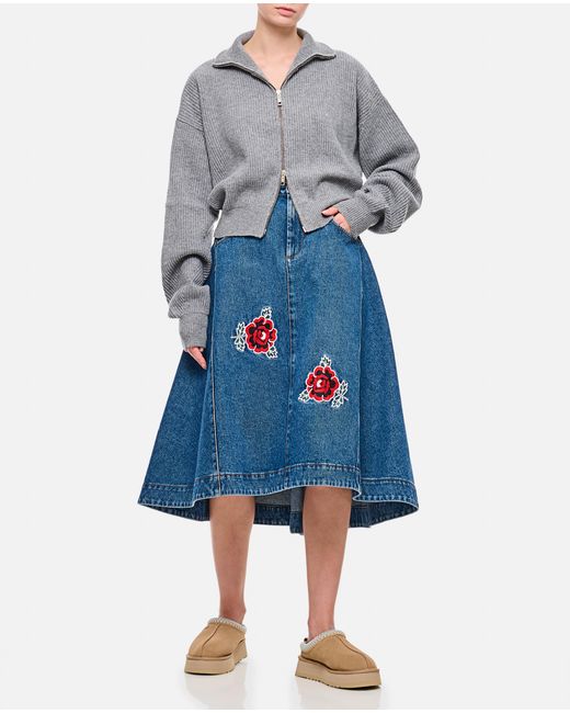 Molly Goddard Blue Skirts