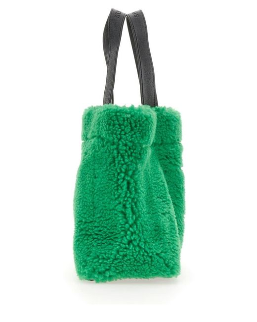 Stand Studio Green Shopping Bag