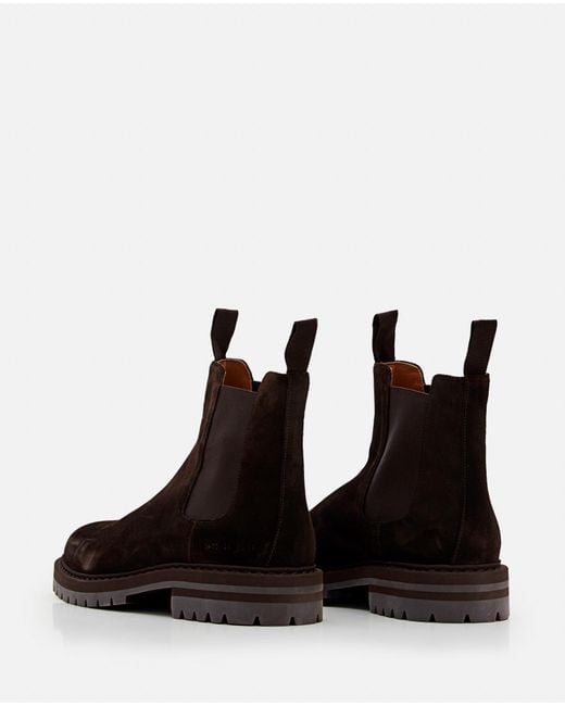 Common Projects Black Suede Chelsea Boot for men