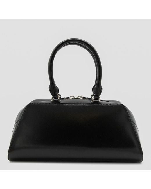 Givenchy Black Leather Antigona East-West Top Handle Bag