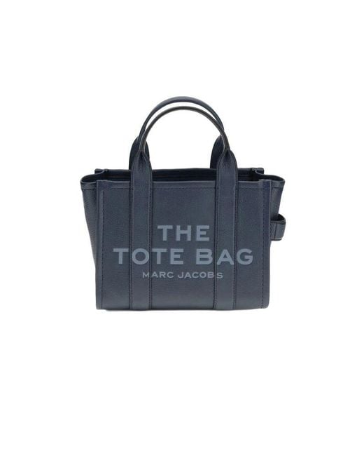 Marc Jacobs Blue Tote Bag Cow Leather Tote-Bags