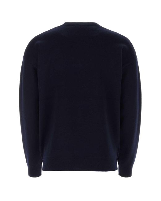 Drole de Monsieur Blue Midnight Merino Wool Sweater for men