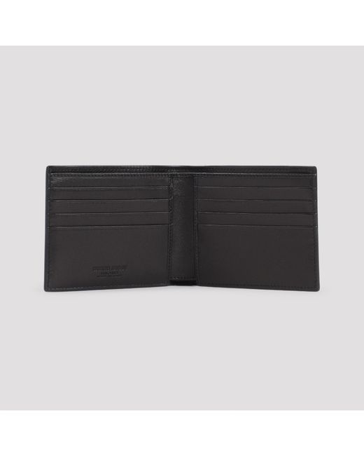 Giorgio Armani Black Bi-Fold Wallet for men