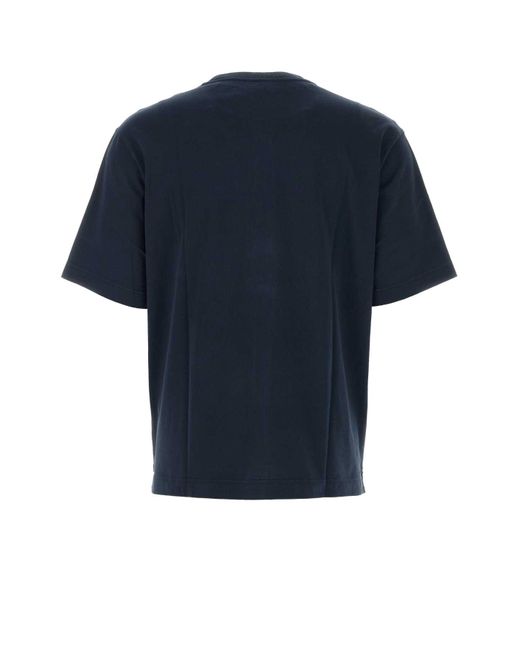 Maison Kitsuné Blue Maison Kitsune T-Shirt for men