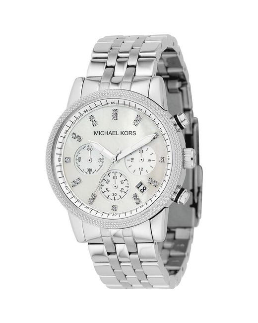 Michael Kors Metallic Classic Chronograph Accessories & Slg