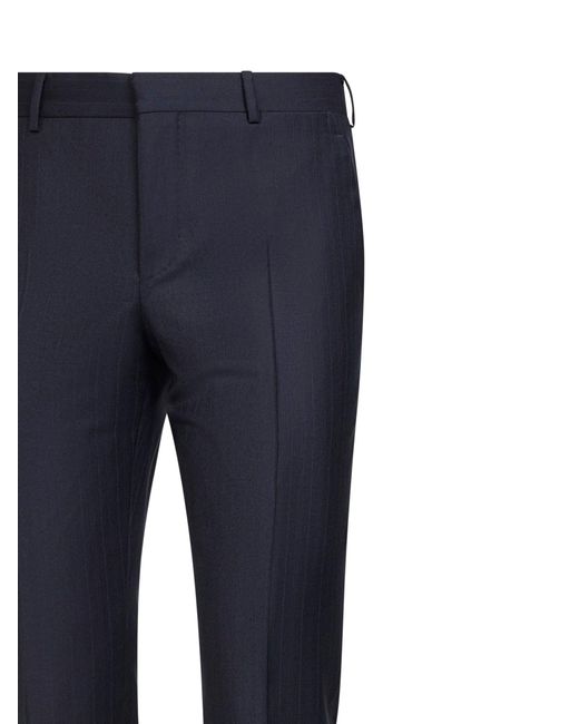 Prada Blue Wool And Cashmere Suit for men