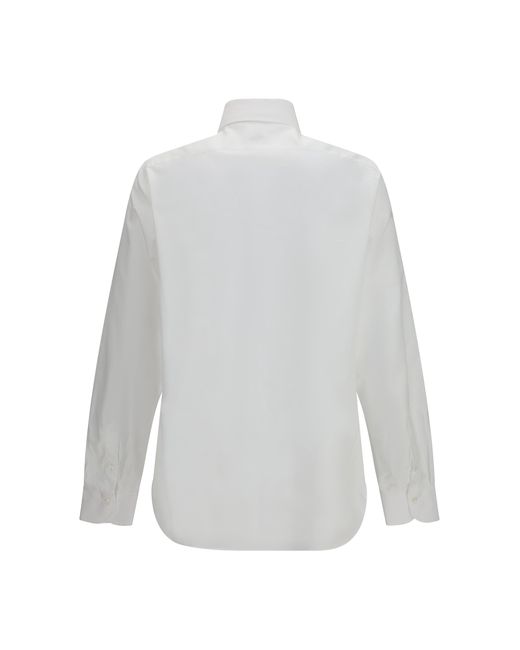 Finamore 1925 White 170 A 2 Tailored Shirt Cotton for men