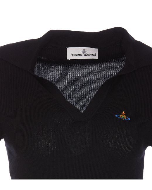 Vivienne Westwood Black T-Shirts And Polos