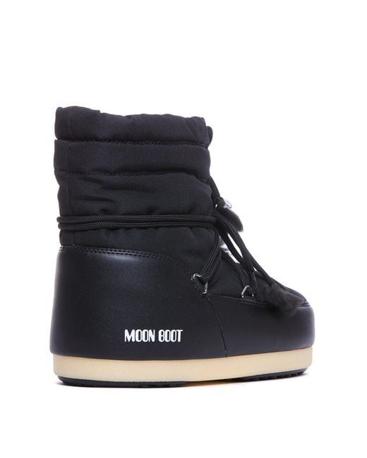 Moon Boot Blue Fabric /Rubber Sole
