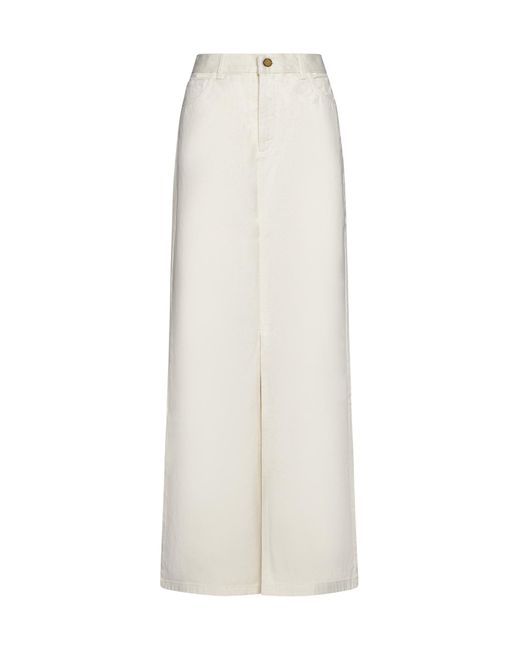 Alysi White Skirt