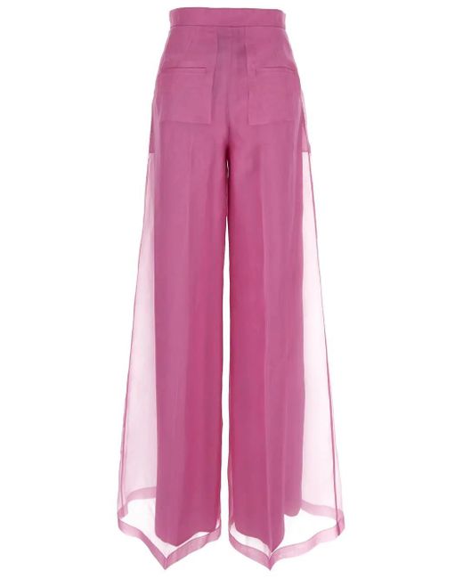 Max Mara Pink Calibri Trousers