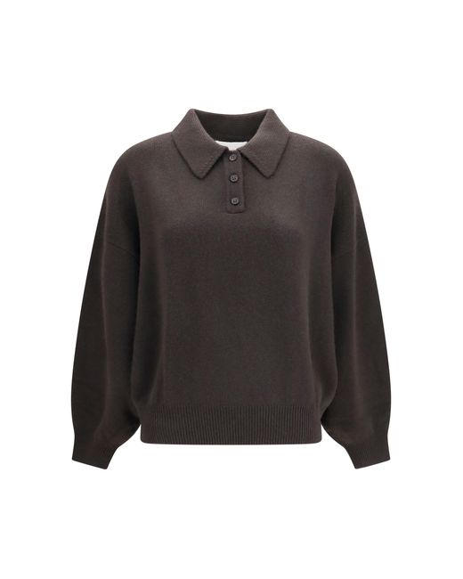 Lisa Yang Black Etta Sweater Kashmir/Capra Hircus