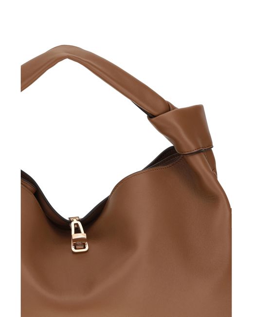 Gabriela Hearst Brown Shoulder Bag Antonia