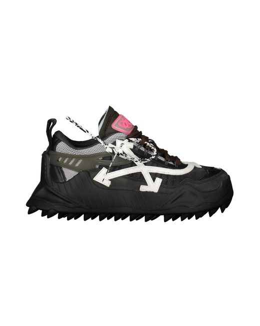 Off-White c/o Virgil Abloh Black Odsy 1000 Low-Top Sneakers