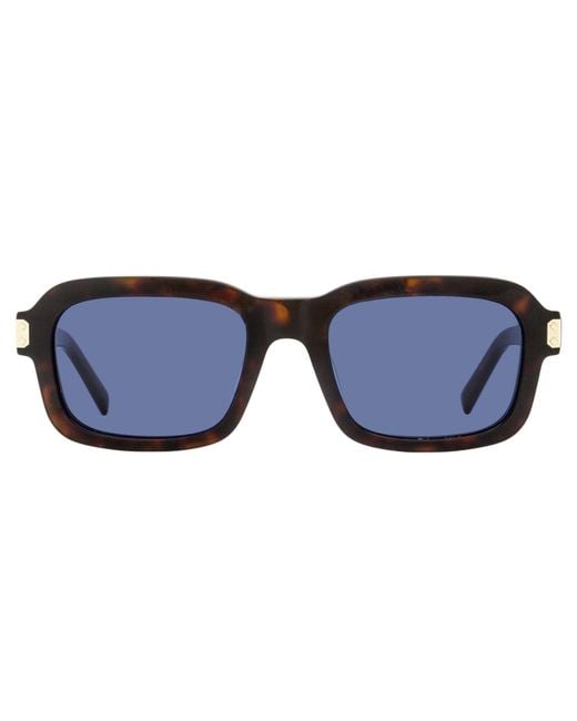 MCM Black Rectangular Sunglasses Mw0030 52V 53Mm Plastic (Acetate)
