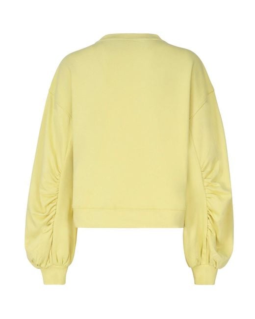 Pinko Yellow Sweatshirt